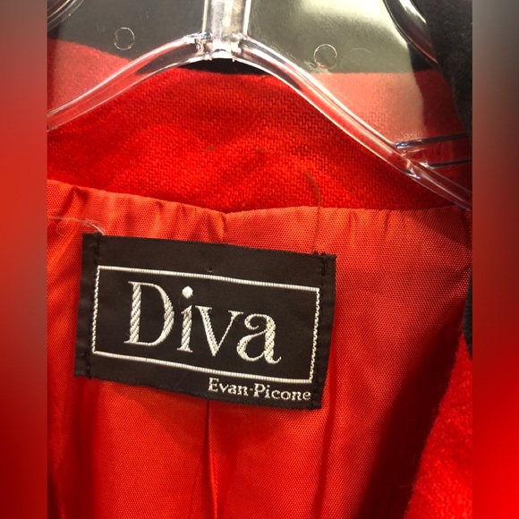 Casual Dressy  Evan-Picone Jacket Wool, Evening wear Work Blazer  velvet collar - Picture 3 of 12